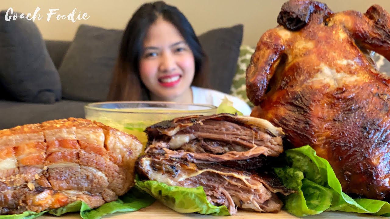 ASMR ULTIMATE MEAT FEAST | CRISPY PORK BELLY, SMOKED BEEF, WHOLE ROAST ...