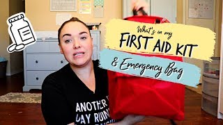EMERGENCY PREPARATION | WHAT&#39;S IN MY FIRST AID KIT/EMERGENCY BAG
