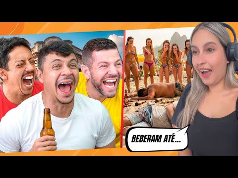 REACT CANAL CANALHA: NÃO DÁ PRA ACREDITAR NO QUE ESSES BEBADOS FIZERAM 😂
