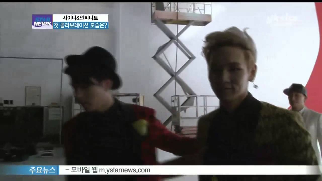 [Y-STAR]SHiNee&Infinite collaboration band 'Two heart' MV filming spot(샤이니 인피니트 합체, 투하트 MV촬영)