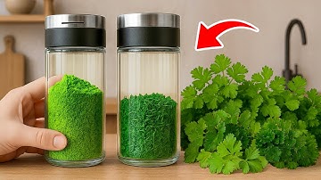 Stop Buying Cilantro & Parsley Powder! This Simple Kitchen Trick Saves You Money! | Tracy Tips