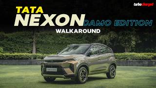 Tata Nexon Camo Edition | New Colours, Bigger Screen and Dashcam | Walkaround | TURBOCHARGED