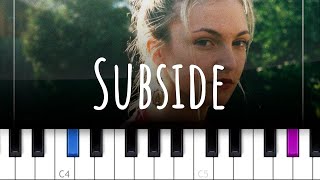 Eloise - Subside  | Piano tutorial