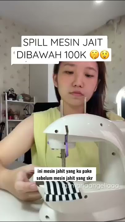 SPILL MESIN JAHIT DIBAWAH 100K. Emang ada?! 🤭 #upcycle #diy