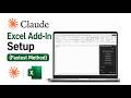 Claude Excel Add-In Setup (Fastest Method)