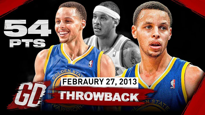 The Game That Stephen Curry Became Famous! Career-HIGH Highlights vs Knicks 2013.02.27 - 54 Points! - DayDayNews