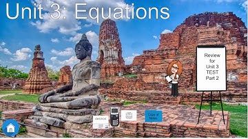 Review for Unit 3 Test- Part 2