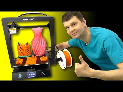 🌑 ANYCUBIC Mega X  мой новый большой 3D принтер Смотри на что он способен!  Игорь Белецкий