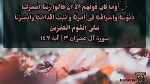 #daily_quran_and_sunnah, (Al'Imran 3 | Verse 147), (سورة آل عمران ٣ | آية ١٤٧)