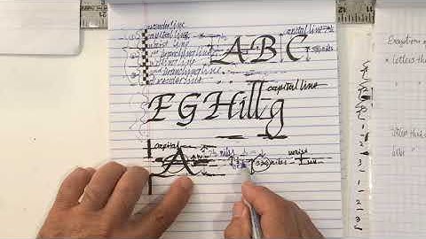 Calligraphy with Joe Socci - Capital Letters