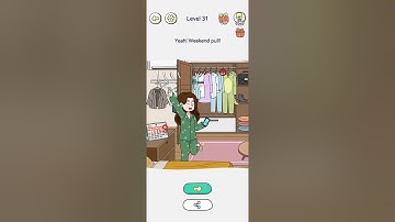 Brain Maze Story Level 31 Help Shirley choose comfortable pajamas!