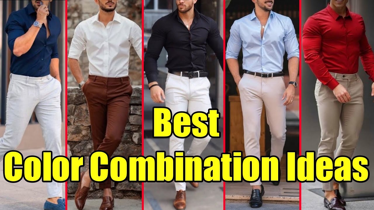 20 Formal Pant Shirt Colour Combination Ideas For Men || by Look ...
