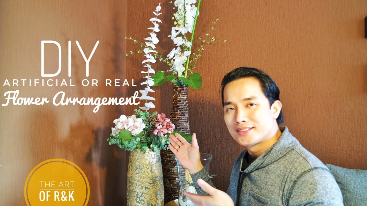 DIY Flower Arrangement I Artificial I step by step / Tagalog / Pinoy in