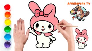 How To Draw My Melody Easy And Cute Sanrio Drawing For Kids