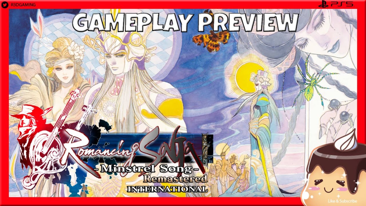 Romancing SaGa -Minstrel Song- Remastered International Story PS5 Gameplay Walkthrough Preview #1!