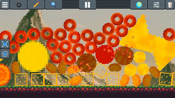 2D Physics Sandbox: Temperature & Day Night Cycle - Made with Godot Engine