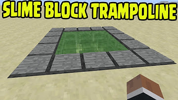 Minecraft PS3, PS4, Xbox, Wii U - SLIME BLOCK TRAMPOLINE (Title Update 31 /1.8)
