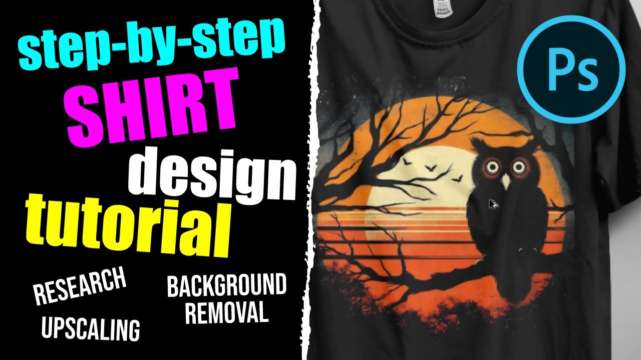 Step by step t-shirt design tutorial using Dall-e 3 Ai and Photoshop ...