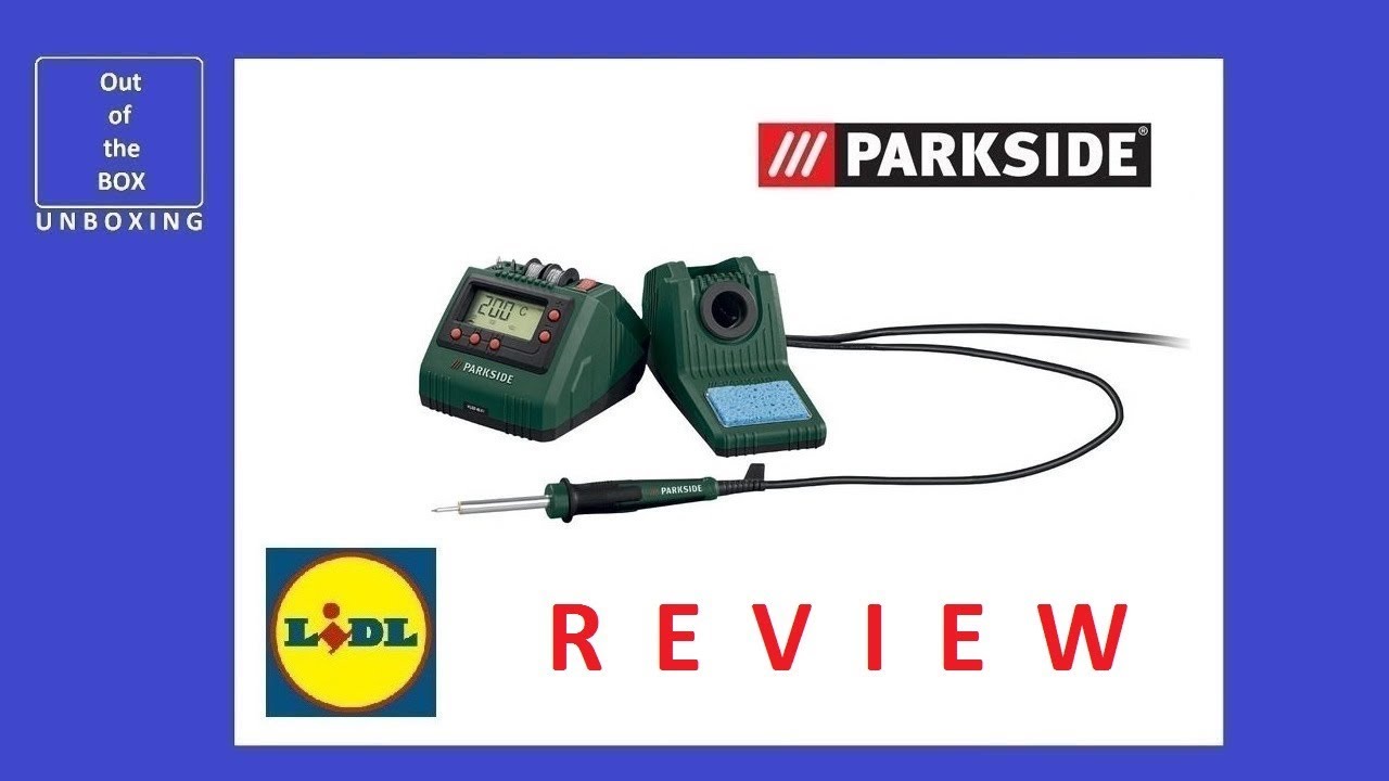 REVIEW Digital Soldering Station PLSD 48 A1 (Lidl 200 300 400 °C 48W) -  YouTube