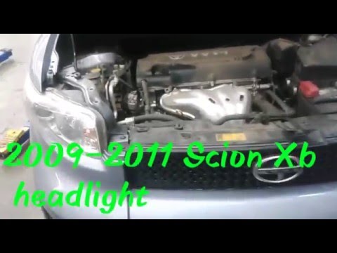 2009-2011 scion xb headlight bulb replacement