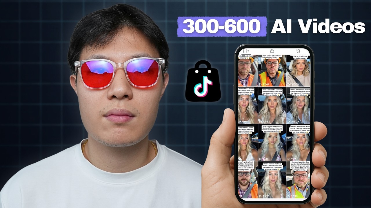 How to post more Tiktok Shop videos every month with AI - YouTube