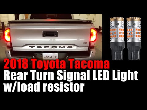 2018 Toyota Tacoma TRD | How to change the turn signal lights to LED bulbs