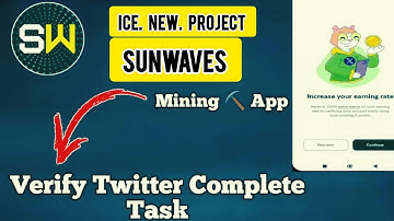 How to verify sunwaves on Twitter || How to boost Earing in sunwaves