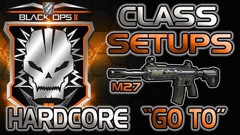 Black Ops 2 Class Setup [My Hardcore Go To Class]