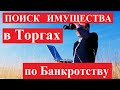 8. Поиск имущества в торгах по банкротству. Информация для новичков. Алгоритм нахождения имущества.