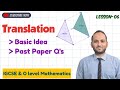 Translation | Transformations IGCSE O Level Mathematics (0580) | Past Paper Questions