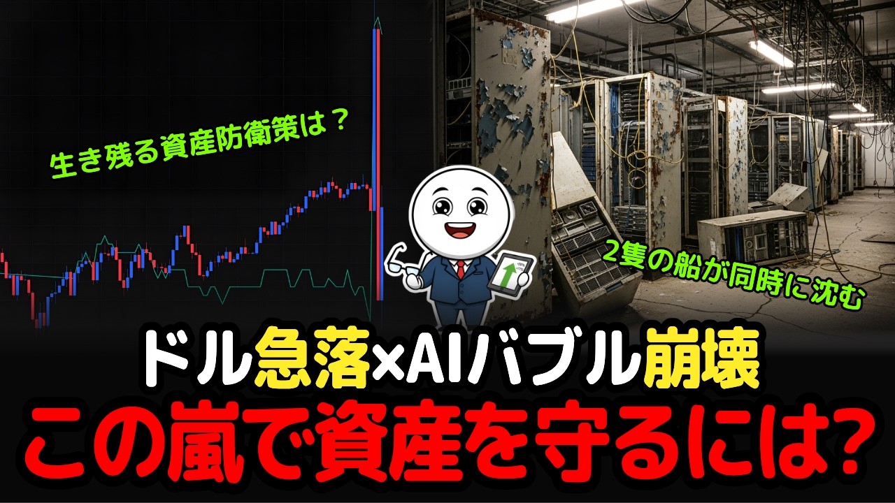はっきり解説、【円とドルが連動する理由】AIバブルとGENIUS法、金6300ドル時代の資産防衛を考える