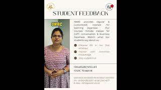 Sakuraa Nihongo Resource Centre's Student Umamaheshwari cleared her N5 exam in her first attempt!