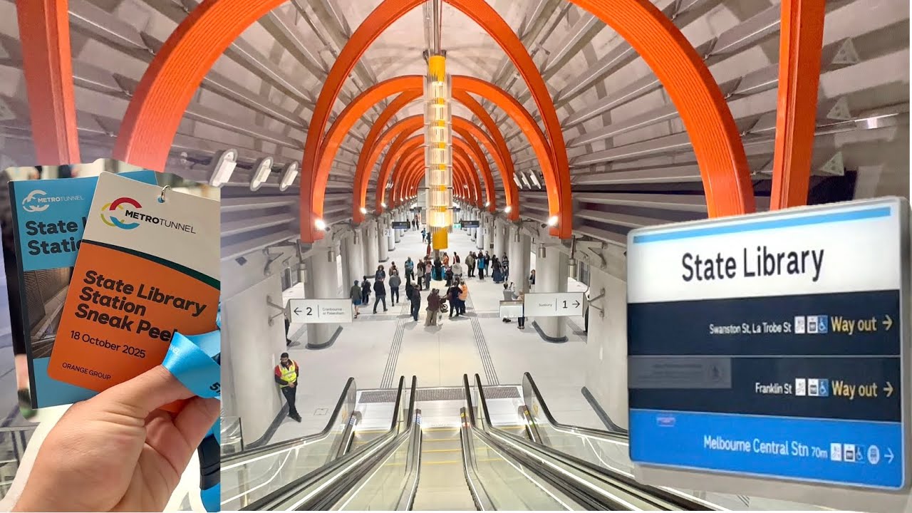 My First Impressions of the New State Library station 