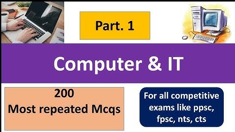 most important computer mcqs in ppsc, fpsc, nts, cts, railway exams | The world of knowledge