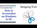 How to Screenshot on Windows 10 PC
