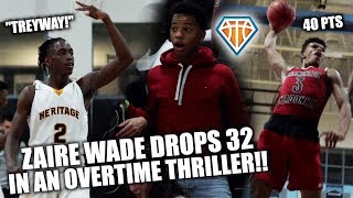 ZAIRE WADE DROPS 32 IN CRAZY OVERTIME GAME!! Toumani Camara RESPONDS WITH A 40 BALL