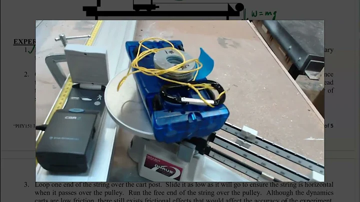 Physics Lab 04 Law of Dynamics (Newton's 2nd Law)