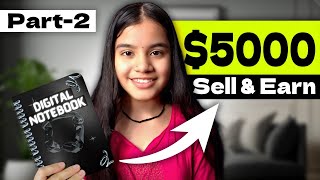 Make Money Selling Digital Notebooks Online (Part-2) | Canva Tutorial 2025 | Lavishka Tech