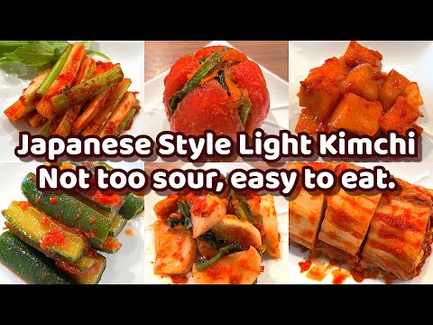 6 Japanese Style Light Kimchi Recipes - Not too sour, easy to eat!