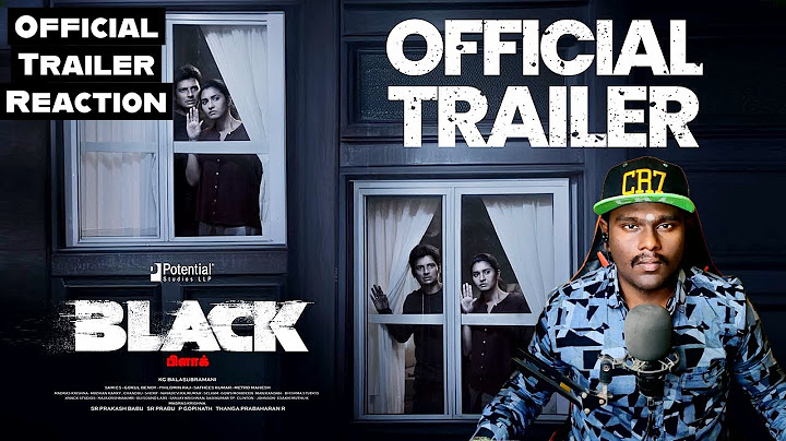Reaction Video🥰BLACK - Official Trailer | Jiiva, Priya Bhavani Shankar | Sam CS | KG Balasubramani |