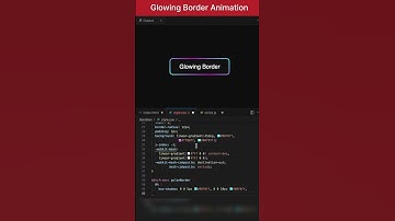 Glowing Border Animation | HTML CSS