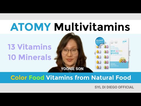 ATOMY Multivitamins From Natural Color Food & Top 5 Reasons To Take Daily SM Yoonie Son