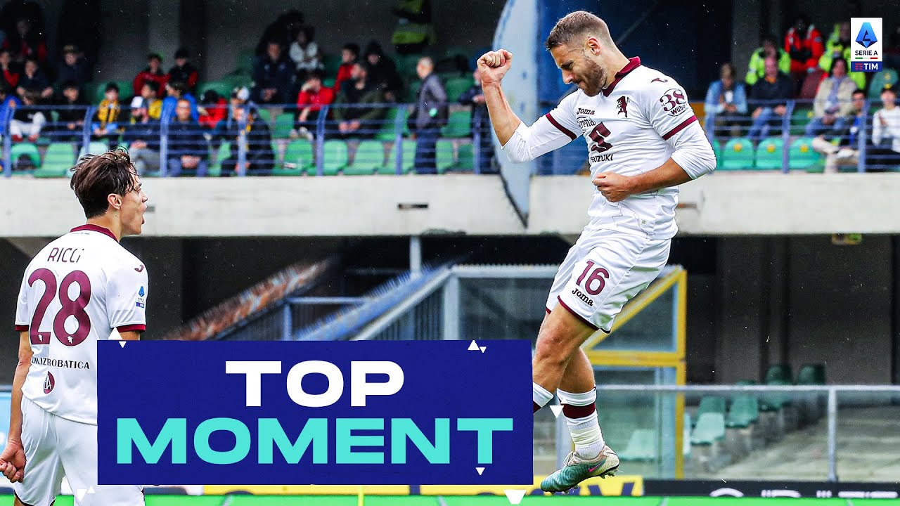 Vlasic ends scoring drought in style | Top Moment | Verona-Torino | Serie A 2022/23