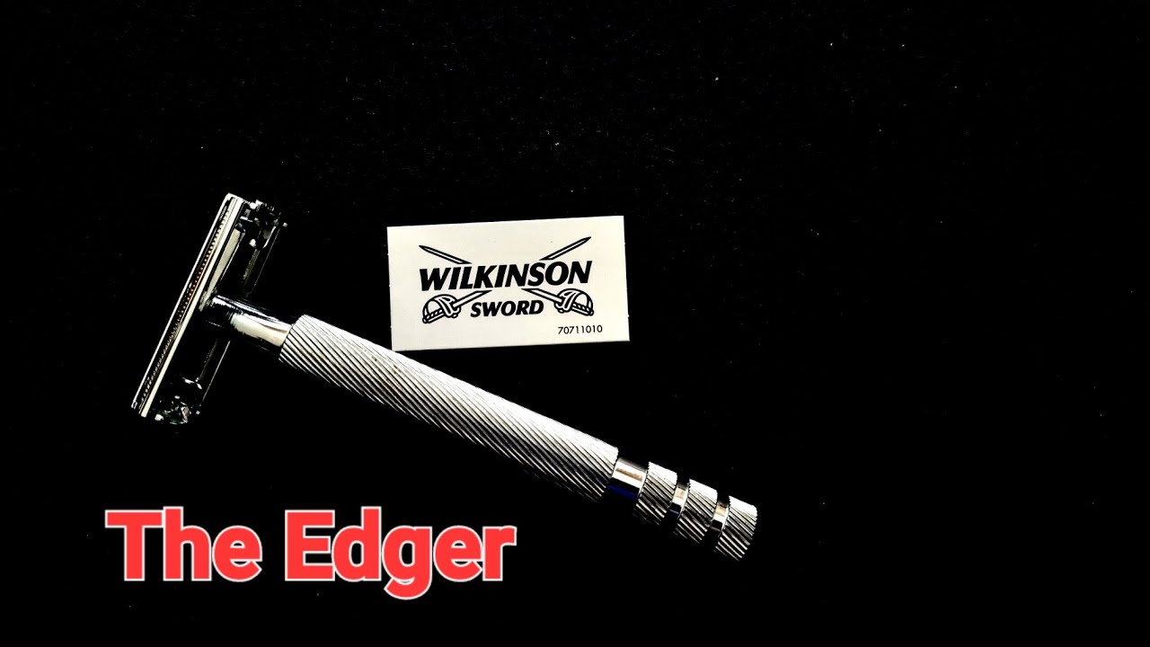 Wilkinson Sword The Edger. Hoffmans Dogfight Shaving Soap. PAA Starwisp Shaving Brush.