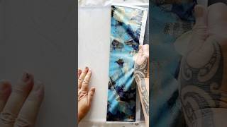 Layering Gold Paint on Gel Plate For Abstract Art