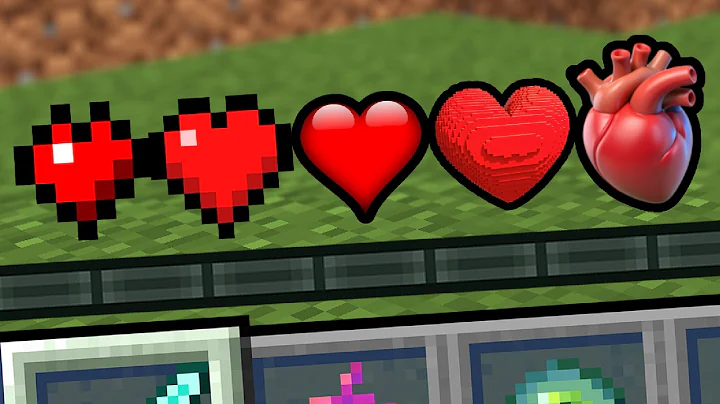 Minecraft but Hearts are Custom