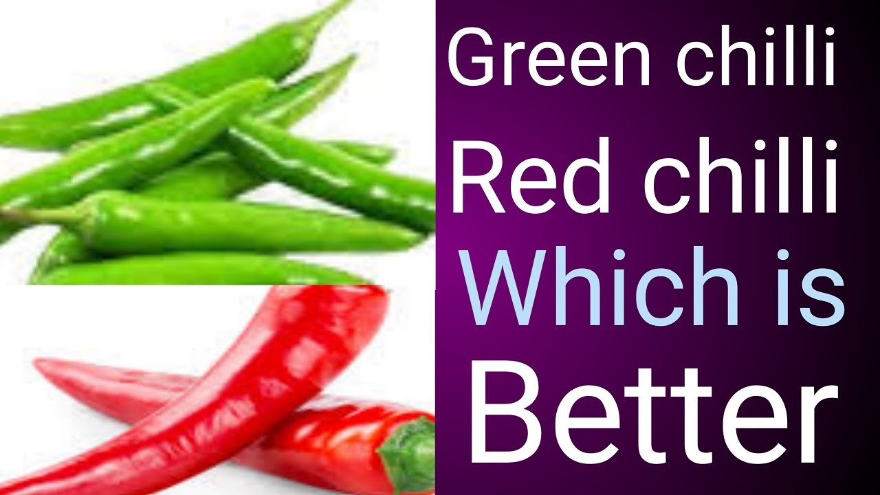 Different Between Green Chilli VS Red Chilli | Which One Should We Eat ...