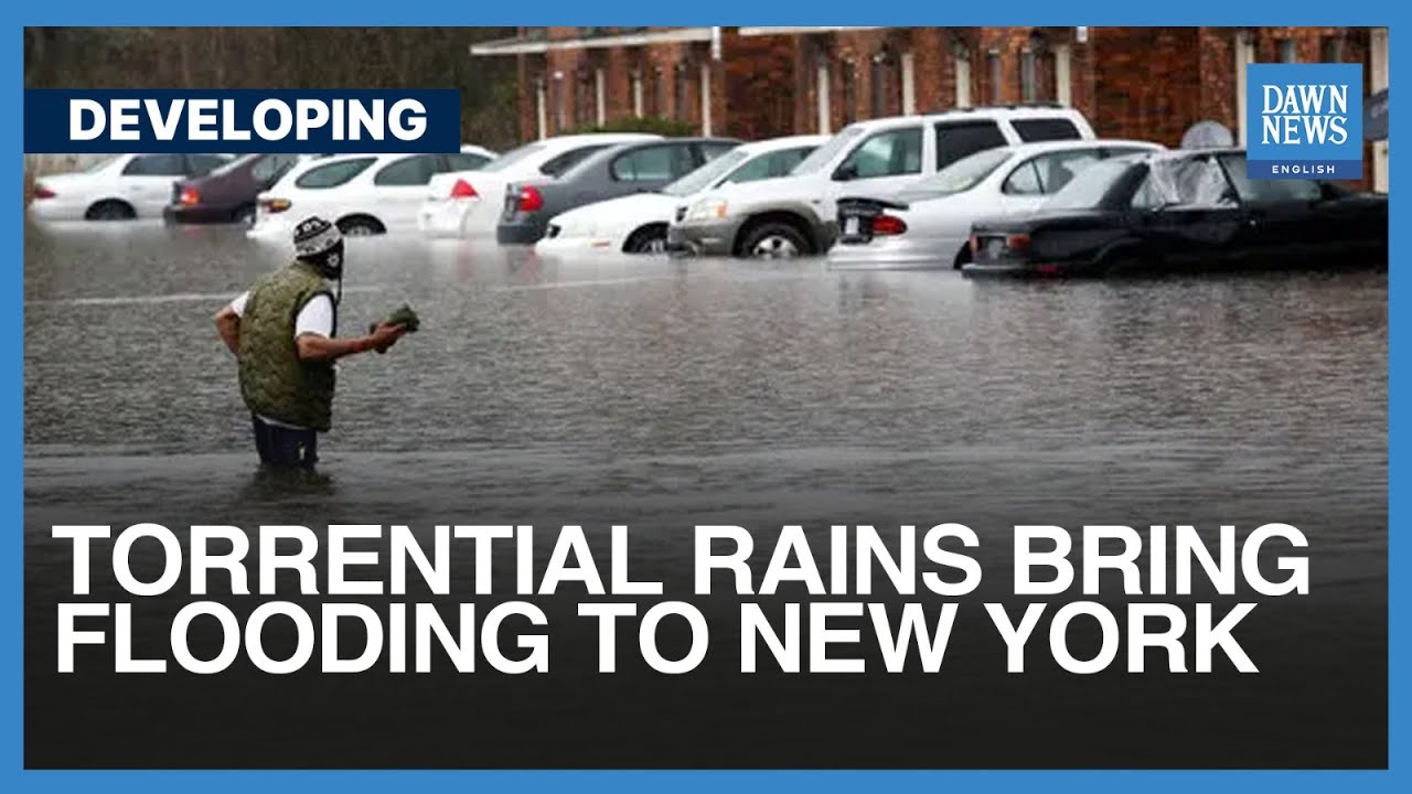 Torrential Rains Bring Flooding To New York | Dawn News English - DAWN.COM