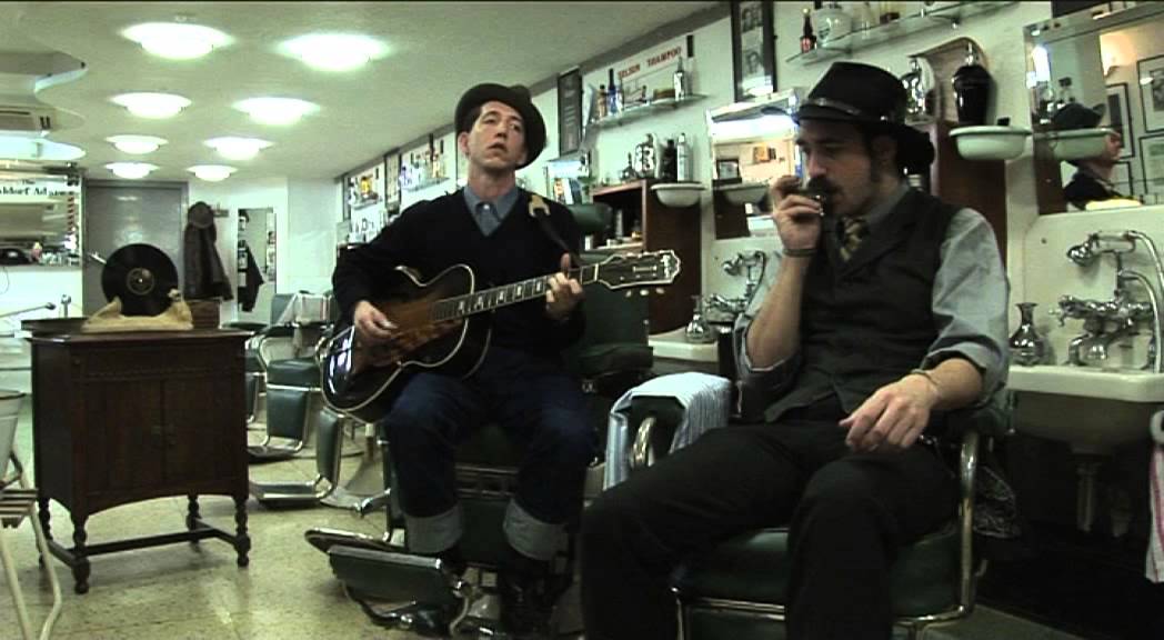 Live @ the Waldorf Barbershop - Pokey LaFarge & Ryan Koenig - Saint Louis Crawl