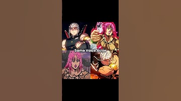Same voice actor ( part - 2 )✨🥀#demonslayer #zenitsu #tanjiro #kny #rengoku #shinobu #fyp